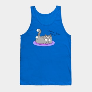 Whatcha Thinkin' About Tabby Cat Tank Top